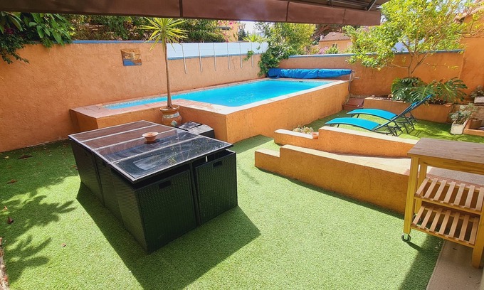 Les Hauts de Canet Casa | Villa de Standing 10 Personnes Piscine/ Pinède