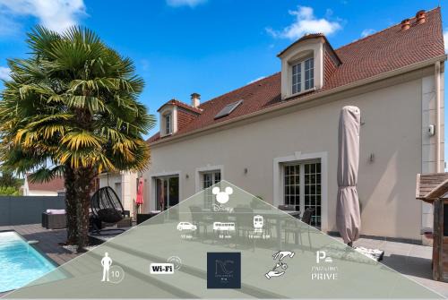 Gouvernes Villa | *Villa-Disneyland-Paris* 10pers, Fitness, Cinema