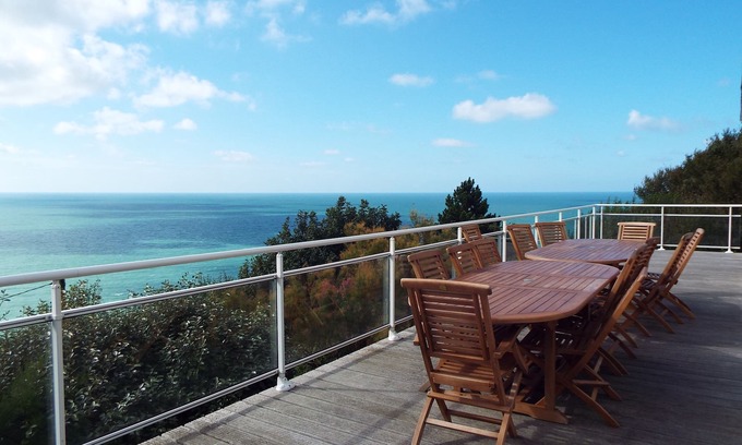 Saint-Pierre-en-Port Villa | Villa, vista excepcional y panorámica de la playa, mar, acantilados a 2 horas de París