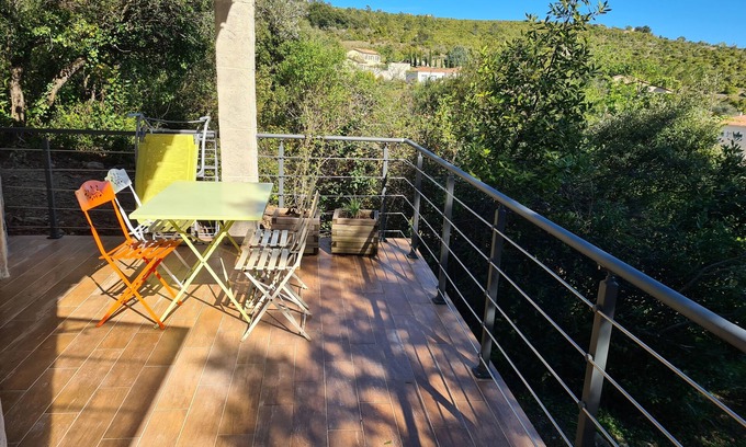 Saint-Ambroix Casa | VILLA FOR 4 PEOPLE DOMINANT VIEW