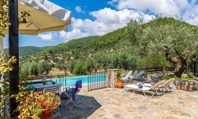 Skopelos Villa | Villa Ioanna - Dos Habitaciones Villa, Capacidad 4