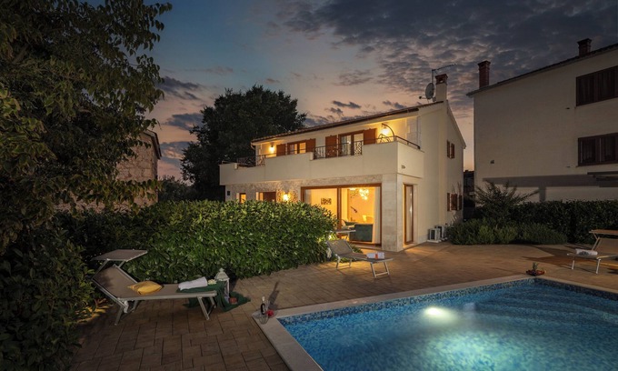 Sveti Anton Casa | Villa Mare With Private Pool And Garden, Malinska, Croatia