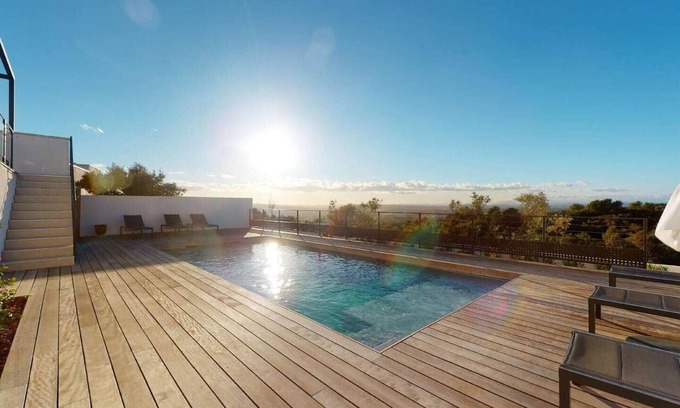 Saint-Maximin Casa | Villa Neuve Contemporaine SUR LES Hauteurs D'uzes Avec Piscine Chauffee