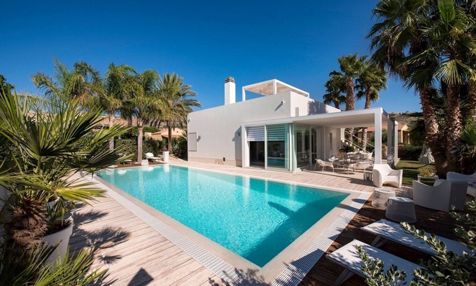 Custonaci Villa | Villa Norma - Tres Habitaciones Villa, Capacidad 5