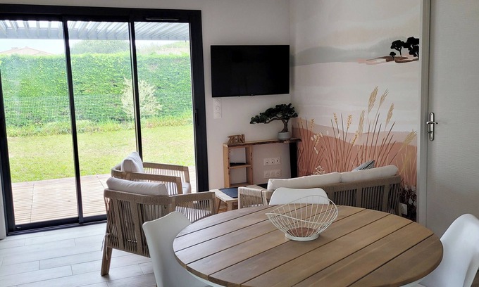 La Bree-les-Bains Casa | Villa ØBRÉA - F3 new with all comforts + garden, close to beach and market