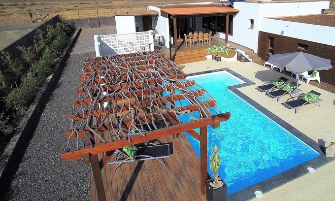 Puerto del Rosario Villa | Villa Oliva, piscina privada !! Puro lujo en un paisaje único desierto !!!