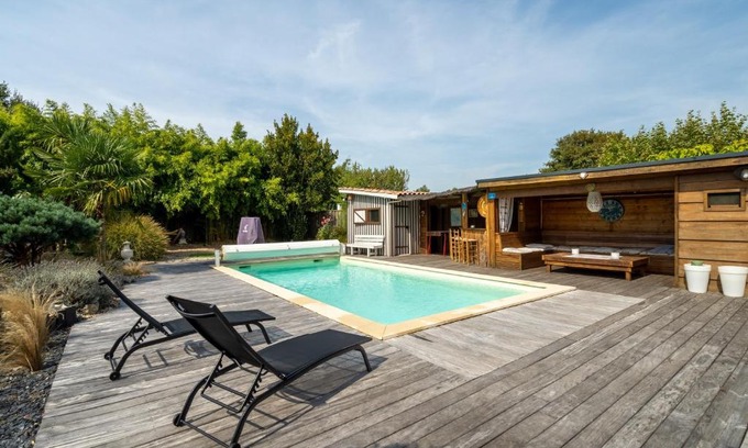 Saint-Jean-d'Illac Casa | Villa Saint Jean - Maison avec piscine privée