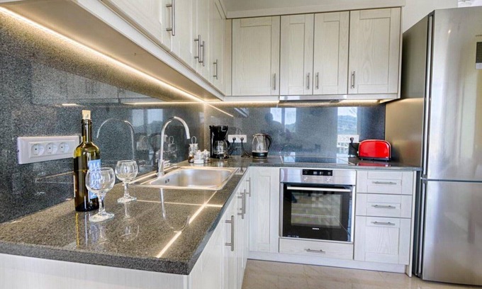 Agios Georgios Pagon Apartamento | Villa Sofia # 1 Appartement con vista increíble