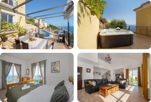 Salobreña Villa | Villa Sol y Mar with heated pool and jacuzzi