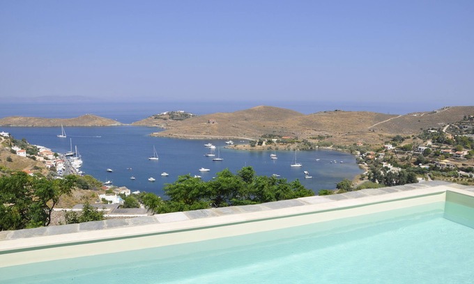 Vourkari Villa | Villa Sonilia, Vourkari, vista mar y puesta de sol