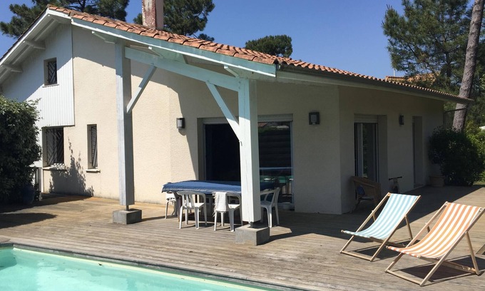 Le Canon Casa | Villa con piscina, capacidad para 9 personas ubicada en Canon, entre el estanque y el océano