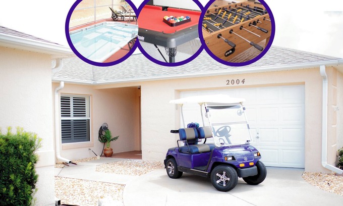 Santo Domingo Casa | Villages Courtyard Villa with Pool & Golf Cart