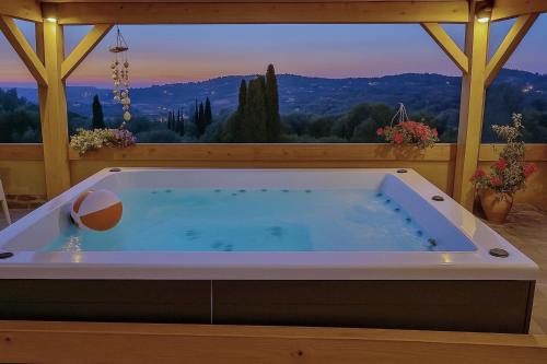 Viros Casa | Viros Holiday House Breathtaking Views & Private Mini Pool Jacuzzi in Corfu