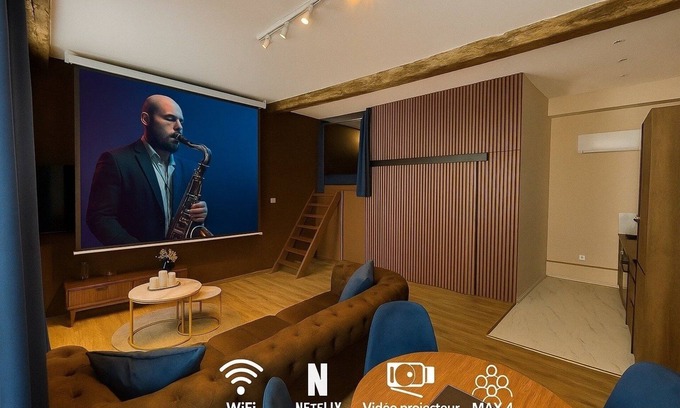 Vienne Apartamento | Visit Jazz in the heart of Vienna, with a video projector just like at the movies! Hypercentre