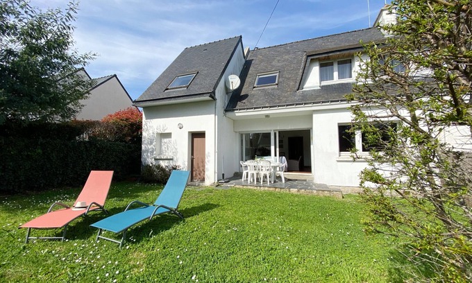 Carnac Chalet De Esquí | VOILE D'ETAI - Maison, Calme, Jardin Clos - K343