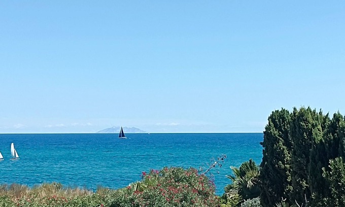 Bravone Apartamento | Vue mer Appartement Lumineux 6 Pers. Marines de Bravone Linguizzetta Corse