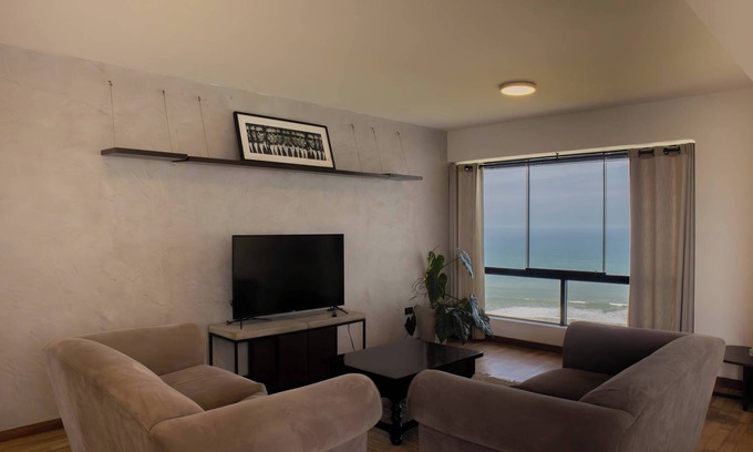 Santa Cruz Apartamento | Estilo industrial 3BR con icónica vista al OCÉANO