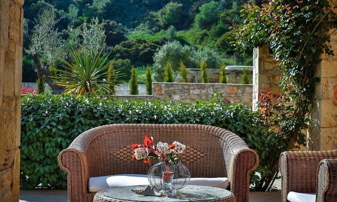 Nea Skioni Villa | (w) Villa Queen de 4 dormitorios | Piscina privada