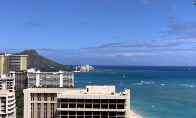 Waikiki Complejo | Penthouse de 2 pisos 2 habitaciones, 2. 5 baños con vista al mar en la torre de la laguna HGVC Hawaiian Village