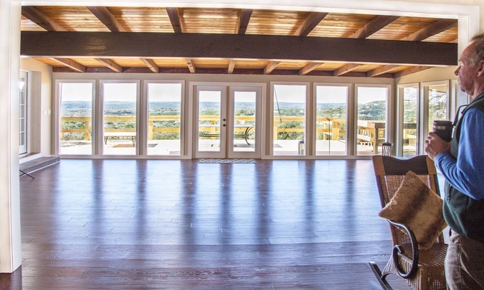 Wimberley Cabaña | Despiértate con impresionantes vistas de Hill Country