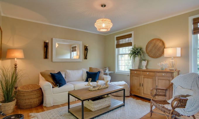 West Barnstable Casa | Walk to Beach: Spacious Cape Cod Abode w/ Deck!