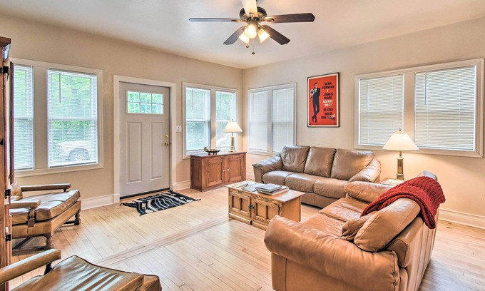 Elkhart Lake Casa | Walkable Lake Elkhart Apt: Dine, Shop, Swim!