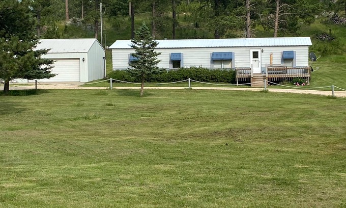 Custer Casa | Walking in the Woods! This home is 3 miles outside of Custer in the Black Hills