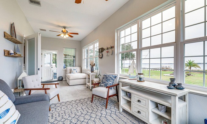 Florida South Atlantic Coast Casa | Waterfront Frostproof Home w/ Private Dock!