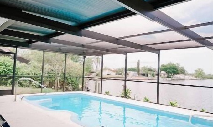 Forest Hills Casa | Waterfront Holiday Pool Home with Gulf Access