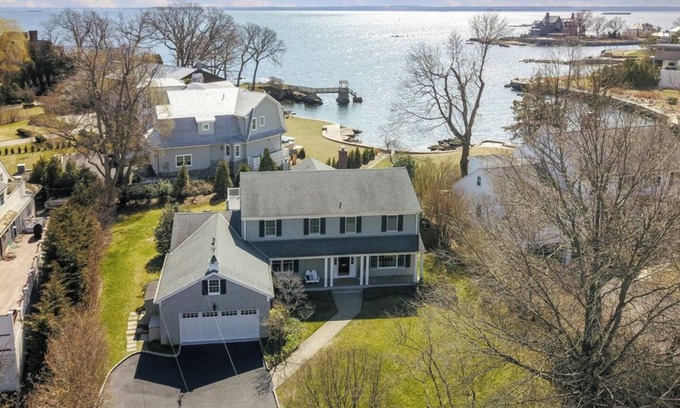 Rye Casa | Waterfront home on the Long Island sound with private beach access