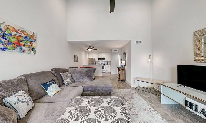 Key Allegro Condominio | Waterfront retreat with a pool & dock plus central AC, washer/dryer, & views
