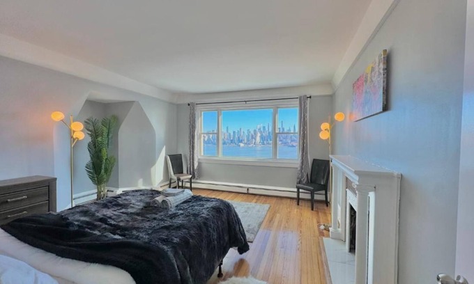 Weehawken Apartamento | Waterfront NYC skyline views