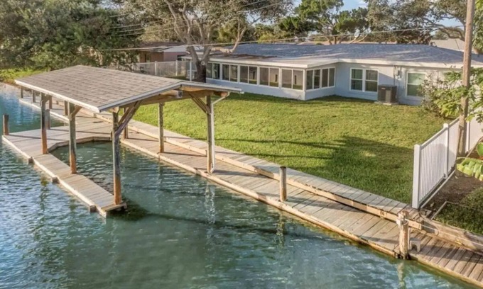 Convair Cove Casa | Waterfront w/ Free Pets, Private Dock, Paddleboards, Pool Table, and 5 Smart TVs