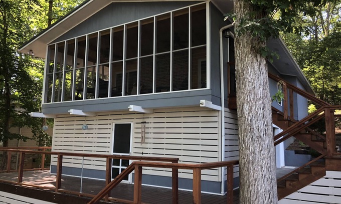 Mount Vernon Casa | Bienvenido a Relaxing Driftwood Lake Cottage en Ft. Lago Loudon