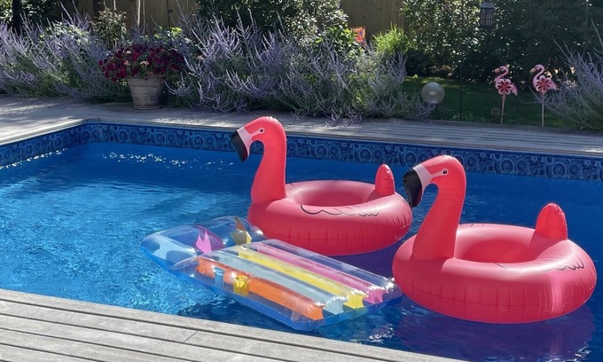 Westhampton Beach Casa | WHB Village - Rogers Beach! Heated Pool, Hot Tub! Sleeps 8-10