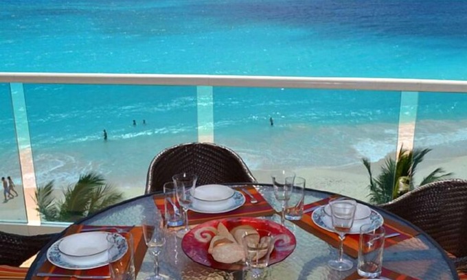 Maxwell Condominio | MAXWELL BEACH RESIDENCE 2, costa sur, océano azul turquesa, playa de arena blanca