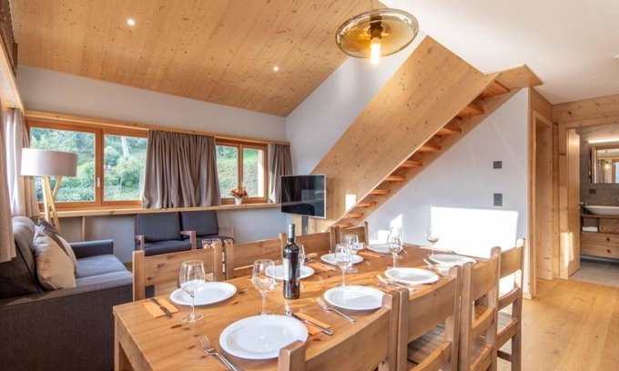 Vercorin Apartamento | Wifi, al pie de las pistas de esquí, sauna, hammam, tv, local para esquís, 94m², Vercorin