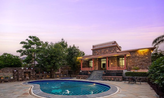 Bedla Villa | Wild Orchid by StayVista, 2 BHK villa with a swimming pool, spacious lawn & a gazebo for a perfect getaway