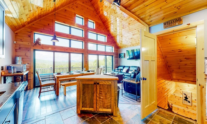 Rangeley Plantation Casa | Wilderness retreat near skiing with large deck, grill, firepit, & W/D - dogs ok