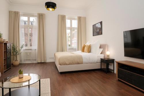 Mannheim City Centre Apartamento | Wohnkultur - Altbau Charme für 8 Personen