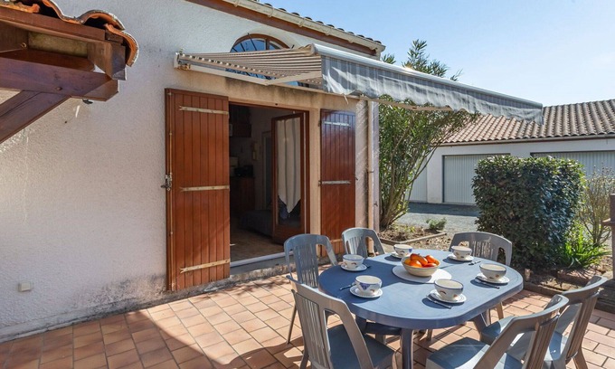 Meschers-sur-Gironde Casa | Estupenda casa de vacaciones para 5 personas con WIFI, TV, terraza y mascotas permitida