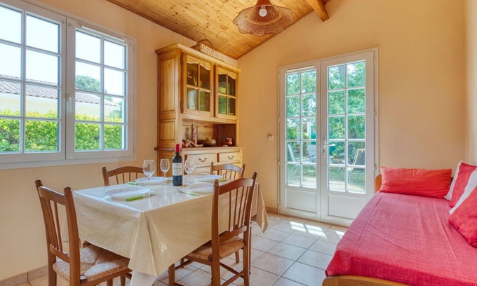 Vendays-Montalivet Casa | Estupenda casa de vacaciones privada para 5 personas con WIFI y TV