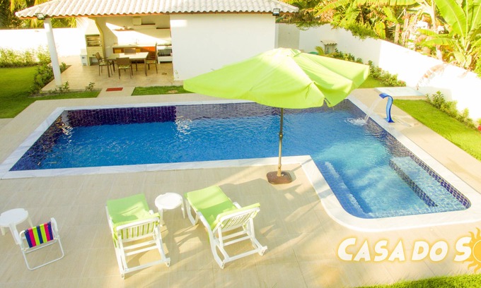 Maceio Condominio | Casa Maravillosa con piscina conectada a la naturaleza - Cond. con acceso a playa