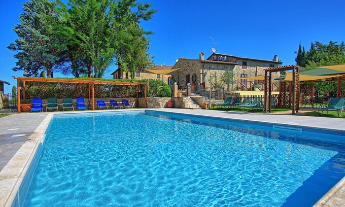 Montalcino Villa | Casa de vacaciones privada con piscina privada, A/C, WIFI, TV, patio, cerca de Montalcino