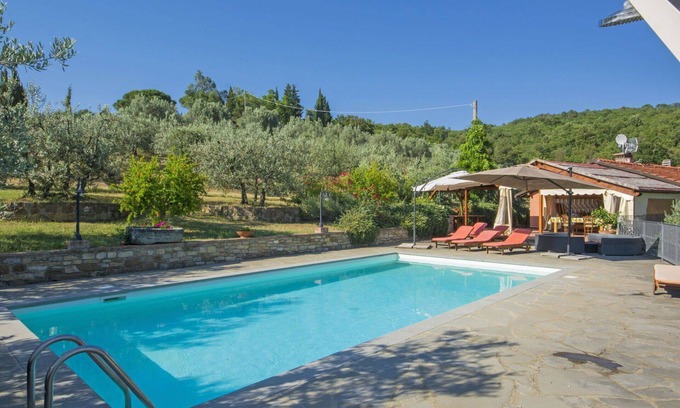 Pieve a Presciano Villa | Preciosa casa de vacaciones privada con WIFI, piscina privada, TV, patio, vista panorámica