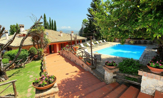 Monte Compatri Villa | Preciosa casa de vacaciones privada con piscina privada, WIFI, A/C, TV, patio, vista panorámica