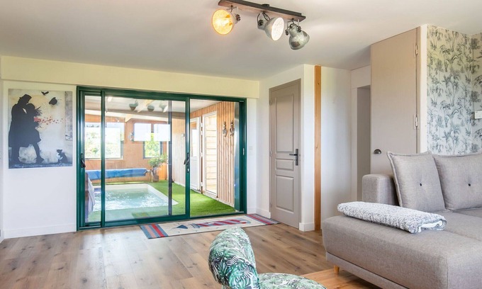 Guimaec Casa | Maravillosa casa de vacaciones privada con piscina privada, WIFI, TV, terraza y mascotas permitida