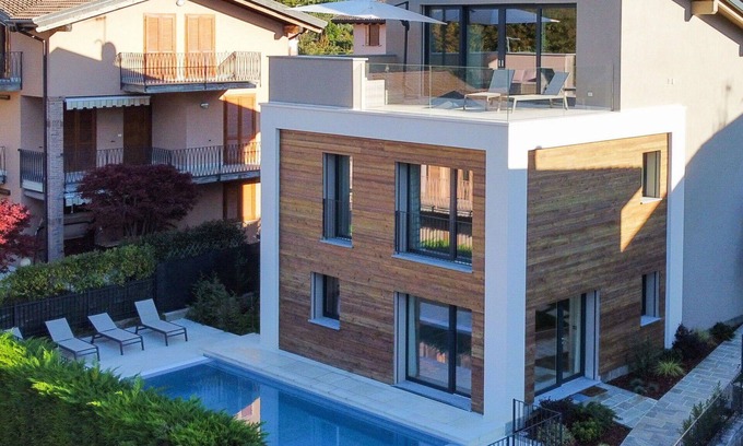 Colico Piano Casa | Estupenda casa de vacaciones privada con A/C, WIFI, piscina privada, terraza y mascotas permitida