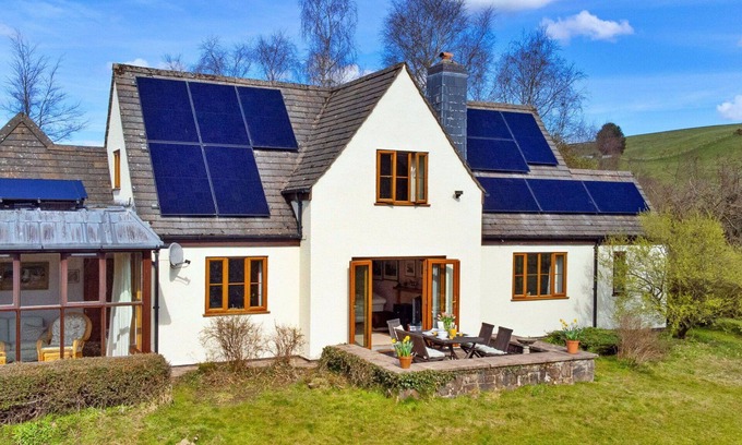 Llanidloes Casa | Preciosa casa de vacaciones para 6 personas con WIFI y terraza