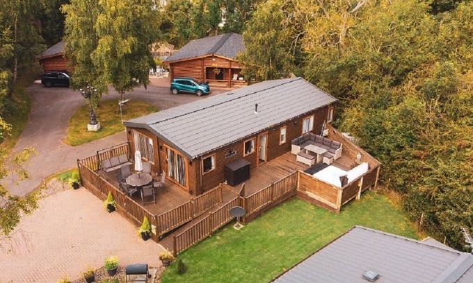 Morpeth Cabina | Woodys Lodge con bañera de hidromasaje de lujo (Felmoor Park)